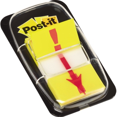 Post-it Haftstreifen Index Symbol 680-33 Ausrufezeichen gelb 50Blatt