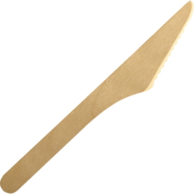 NATURE Star Messer 38855 Holz 16cm natur 100 St./Pack.