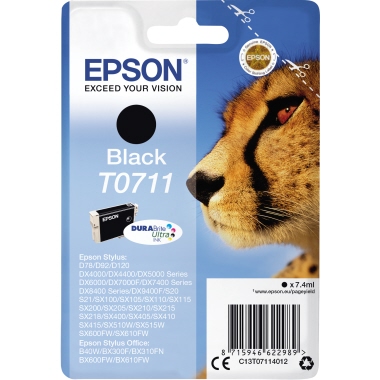 Epson Tintenpatrone C13T07114012 245Seiten 7,4ml schwarz