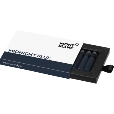 Montblanc Tintenpatrone 128199 mitternachtsblau 8 St./Pack.