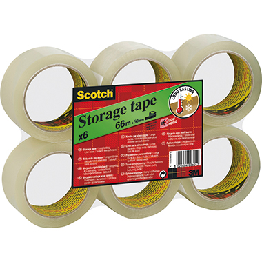 Scotch Packband S5066T6 50mmx66m transparent 6 Rl./Pack.