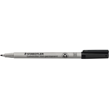 STAEDTLER Folienstift Lumocolor 315-9 1mm non-permanent schwarz