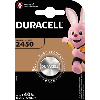 DURACELL Lithium Knopfzelle CR2450 030428 3V