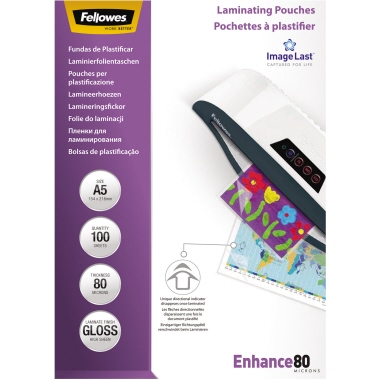 Fellowes Laminierfolien ImageLast 53060 DIN A5 tr 100 St./Pack.