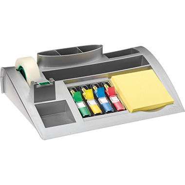 Post-it Tischorganizer C50 25,6x6,8x16,8cm silber metallic