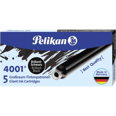 Pelikan Tintenpatrone 4001 GTP/5 310615 brillantschwarz 5 St./Pack.