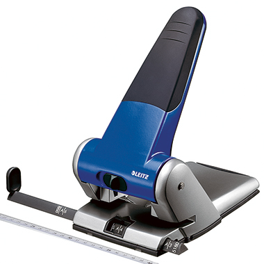 Leitz Registraturlocher 51800035 max. 65Blatt Aluminium blau