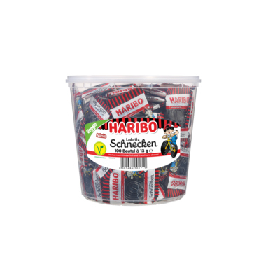 HARIBO Lakritz Rotella 721244 Minibeutel 100 St./Pack.