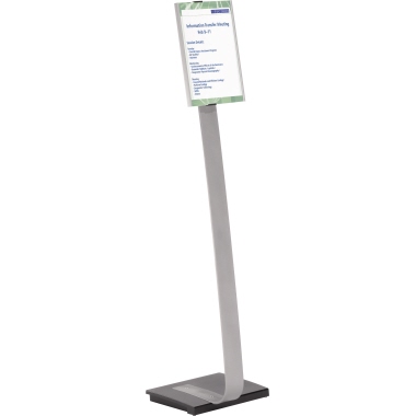 DURABLE Bodenständer INFO SIGN stand A4 481223 Aluminium