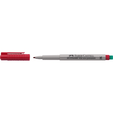 Faber-Castell Folienschreiber MULTIMARK 152621 1mm rot