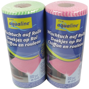 aQualine Wischtuch-Rolle 03040 20x40cm 50Blatt