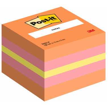 Post-it Haftnotizwürfel Mini 2051-P 51x40x51mm 400Bl. pink