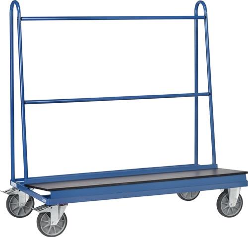 Plattenwagen eins.Ladefl.-L1500xB400mm STA brillantblau Trgf.500kg FETRA || VE = 1 ST