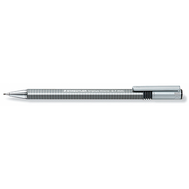 STAEDTLER Druckbleistift triplus micro 774 27 0,7mm B +Radierer grau