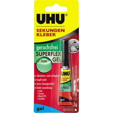 UHU Sekundenkleber SUPERFLEX GEL 45565 3g