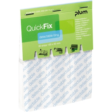 QuickFix Fingerverbände Refill 5509 Detectable Long 30 St./Pack.