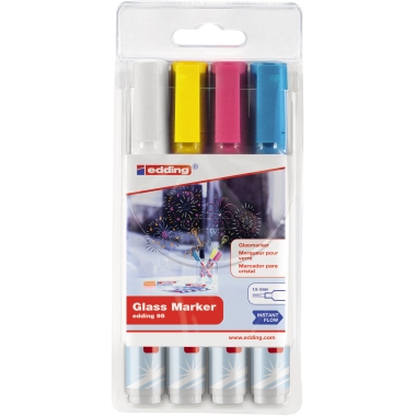 edding Glasboardmarker 95 4-95-4-099 1,5-3mm sortiert 4St.