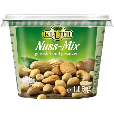 KLUTH Nuss-Mix 153269 geröstet und gesalzen 115g