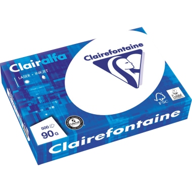 Clairefontaine Multifunktionspapier 2896C A4 90g ws 500 Bl./Pack.