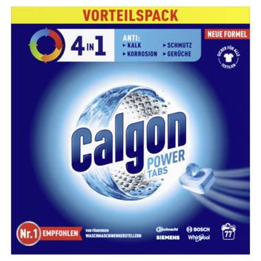 Calgon Waschmaschinenreiniger 4in1 3248561 Tabs 77St.