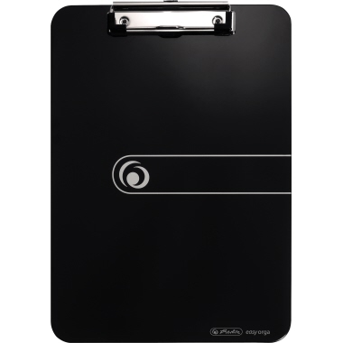 Herlitz Klemmbrett 11205663 DIN A4 PS opak schwarz