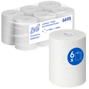 Scott Rollenhandtuch Essential 6695 1lagig 190m AIRFLEX ws 6 St./Pack.