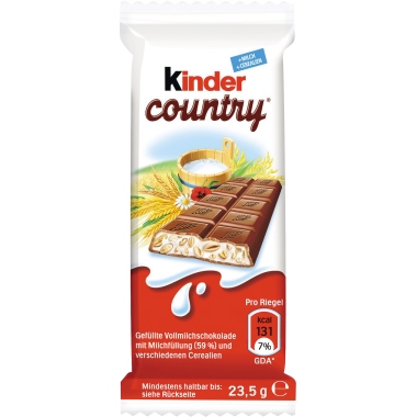 Kinder Schokoriegel Country 2640 23,5g 40 St./Pack.