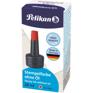 Pelikan Stempelfarbe 4K 351221 ohne Öl 28ml rot