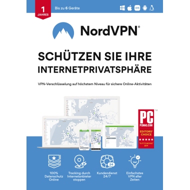 NordVPN Software Lizenz 1 Jahr NV1C1YESDEU