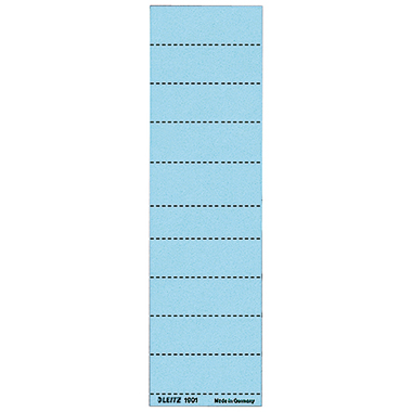 Leitz Beschriftungsschild 19010035 blanko 4zeilig blau 100 St./Pack.