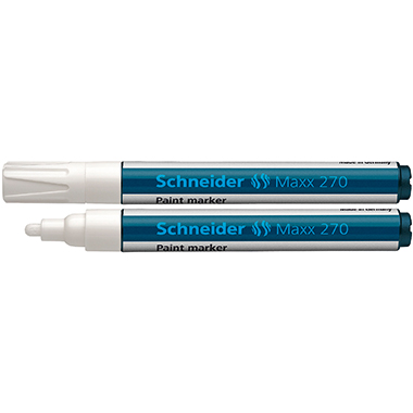 Schneider Lackmarker Maxx 270 127049 1-3mm Rundspitze weiß