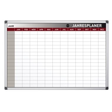 Bi-office Jahresplaner Earth GA03131790 Stahloberfläche 90x60cm