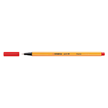 STABILO Fineliner point 88 88/40 0,4mm rot