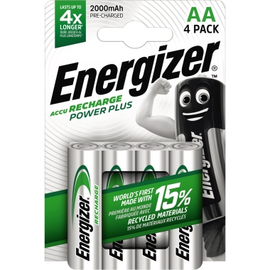 Energizer Akku Recharge PowerPlus E300626700 AA/HR6 4 St./Pack.