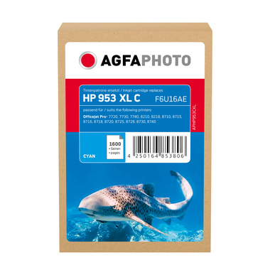 AgfaPhoto Tintenpatrone APHP953CXL wie HP F6U16AE 953XL c