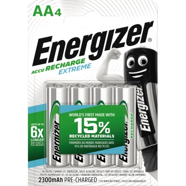 Energizer Akku Recharge Extreme E300624600 AA/HR6 4 St./Pack.