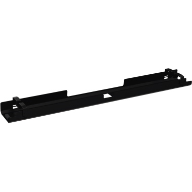 Kabelkanal horizontal beidseitig abklappbar für Tische B1800mm sw