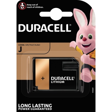 DURACELL Batterie Alkaline Security 767102 J 6V Retail Blister