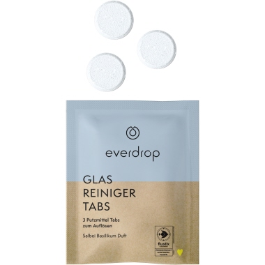 everdrop Glasreiniger 301001252 Tabs 3St.