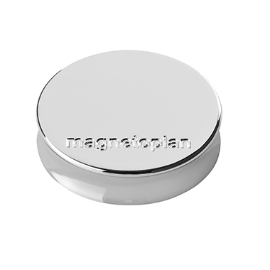 Magnetoplan Magnet Ergo Medium 1664032 30mm silber 10 St./Pack.