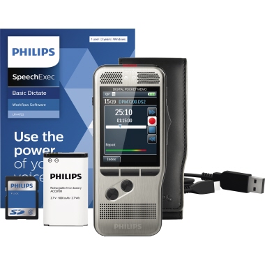 Philips Diktiergerät Digital Pocket Memo DPM7200/02