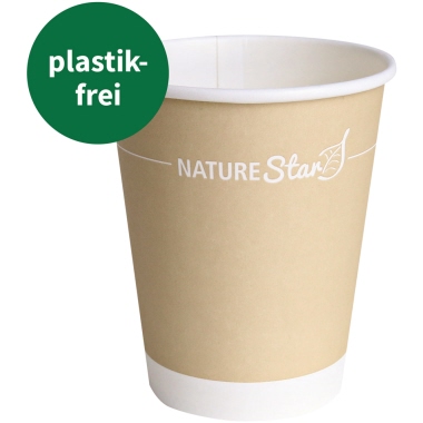 NATURE Star Kaffeebecher Only Paper 250ml 50 St./Pack.