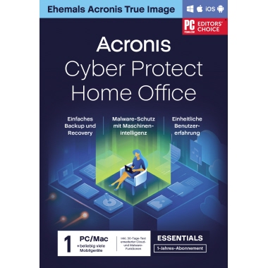 Acronis Cyber Protect Home Office HOEASHLOS Essential1 Jahr 1Comp