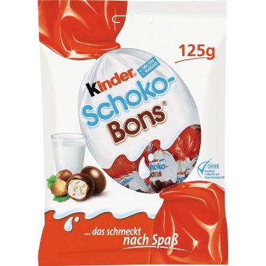 Kinder Schokolade Schoko-Bons 458393 125 g/Pack.