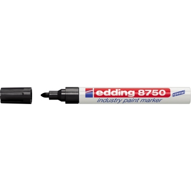 edding Industrie Lackmarker 8750 4-8750001 2-4mm Rundspitze sw