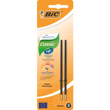 BIC Kugelschreibermine Easy Glide IS1197 8924101 0,4mm sw 2 St./Pack.