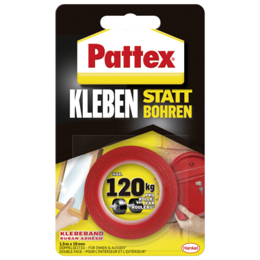 Pattex Montageklebeband Kleben statt Bohren PXMT2 19mmx1,5m