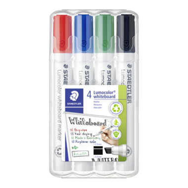 STAEDTLER Whiteboardmarker Lumocolor 351 B WP4 4 St./Pack.