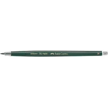 Faber-Castell Fallminenstift TK 9400 139402 2B dunkelgrün