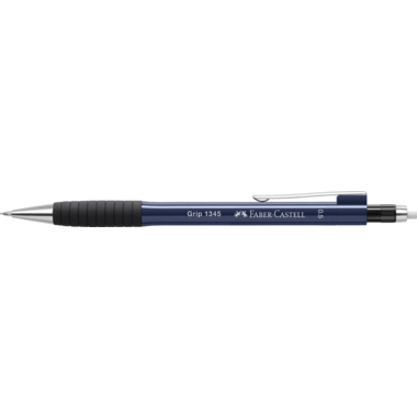 Faber-Castell Druckbleistift GRIP 134551 0,5mm B metallic/blau